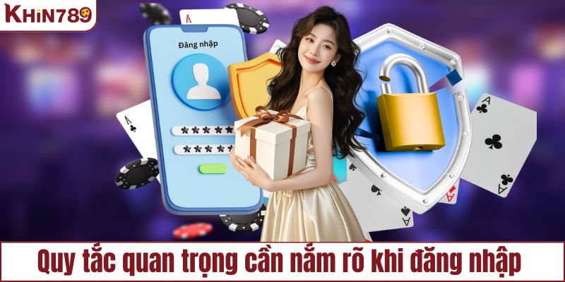 Bỏ túi những quy định khi đăng nhập tại nhà cái