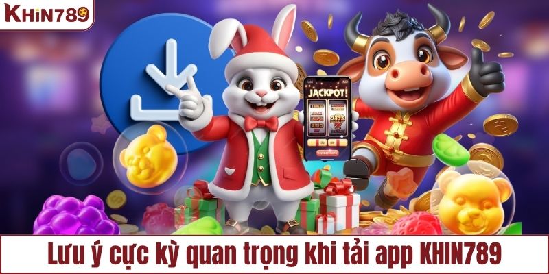 Lưu ý cực kỳ quan trọng khi tải app KHIN789